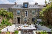 The outside space at Jubilee House is perfect for al fresco dining.