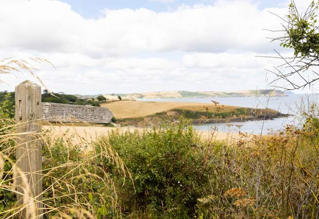 Access to the coast path is a short stroll away.