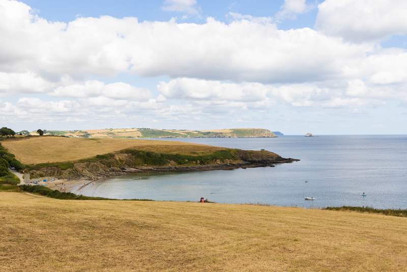 Wander down the road and pick up the coast path for miles of stunning scenery and great walking.