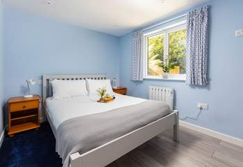 Pretty bedroom 2 has a comfy double bed.