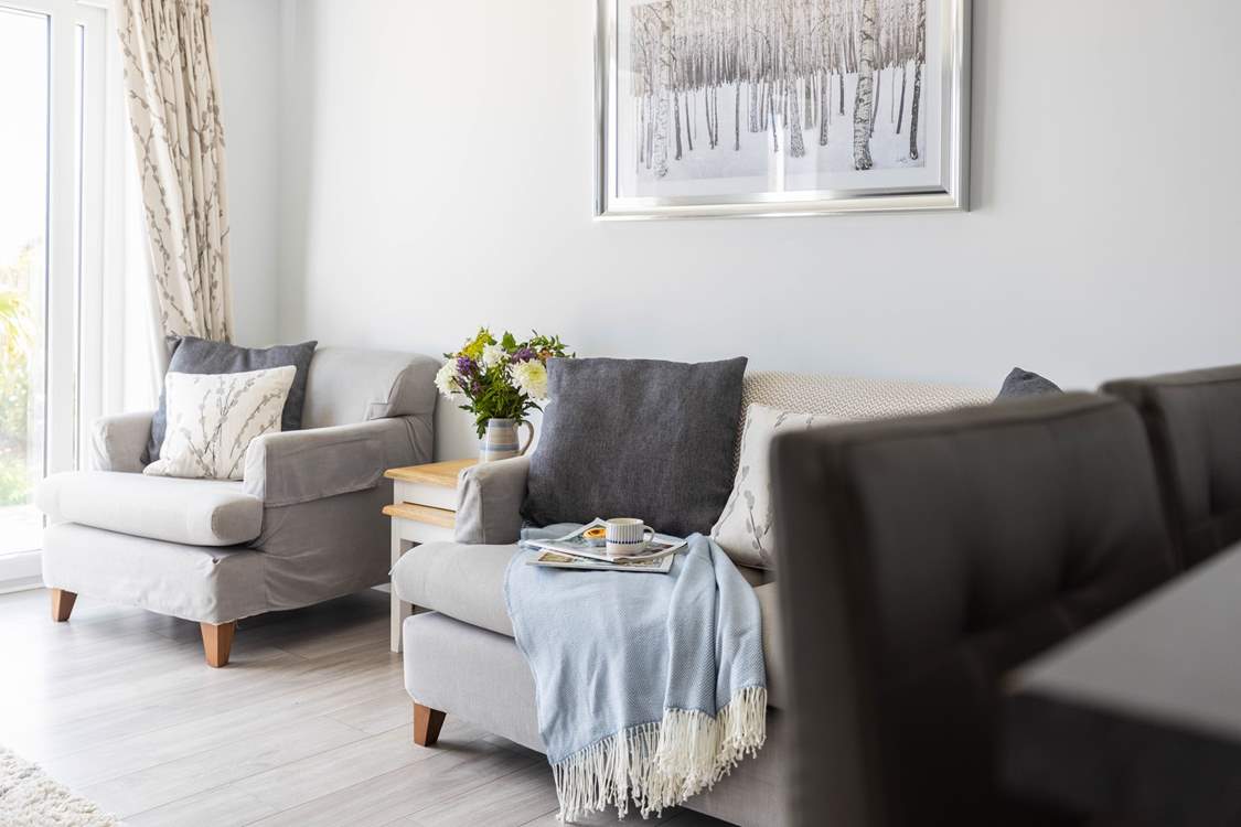 Snuggle up with a good book, the perfect way to relax on holiday.