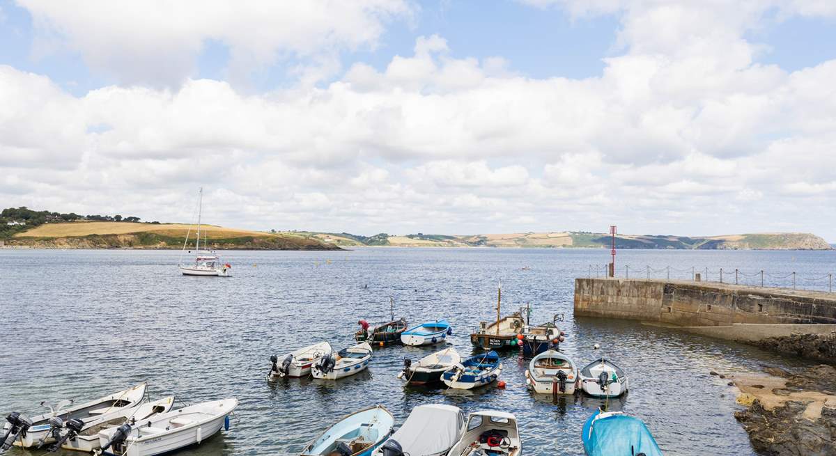 Pop down to the harbourside and watch the boats bob on the water.