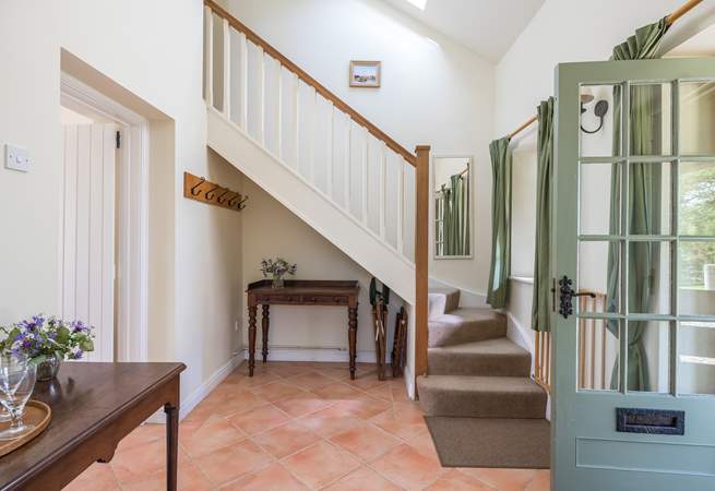 A delightful entrance hall welcomes you.