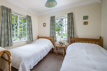 Enjoy a great night's sleep in bedroom three.