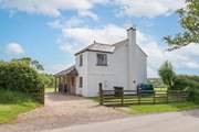 The cottage overlooks fabulous countryside.