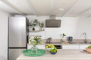 The fabulous kitchen has everything you might need.