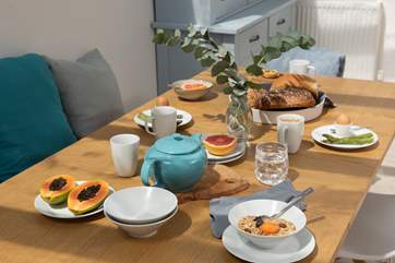 Breakfast is served.