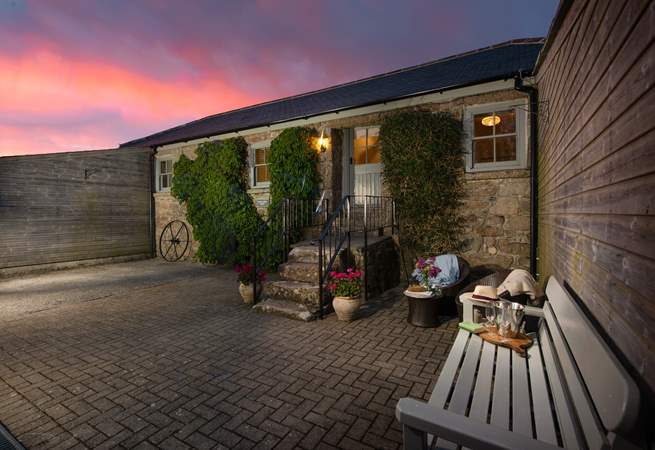 There are fabulous outside spaces to enjoy in the evening.