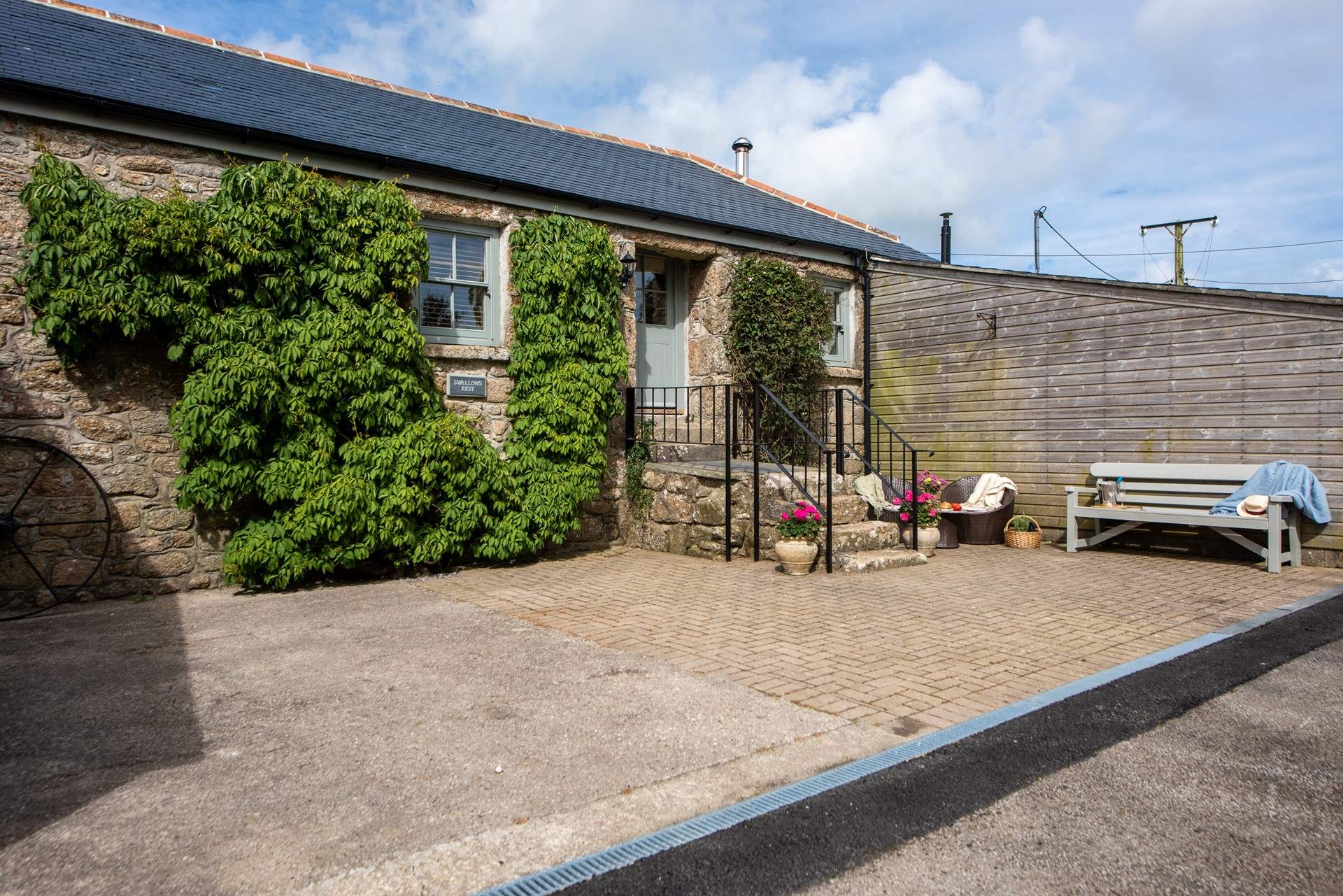 The parking space for Swallows Rest is right here! 