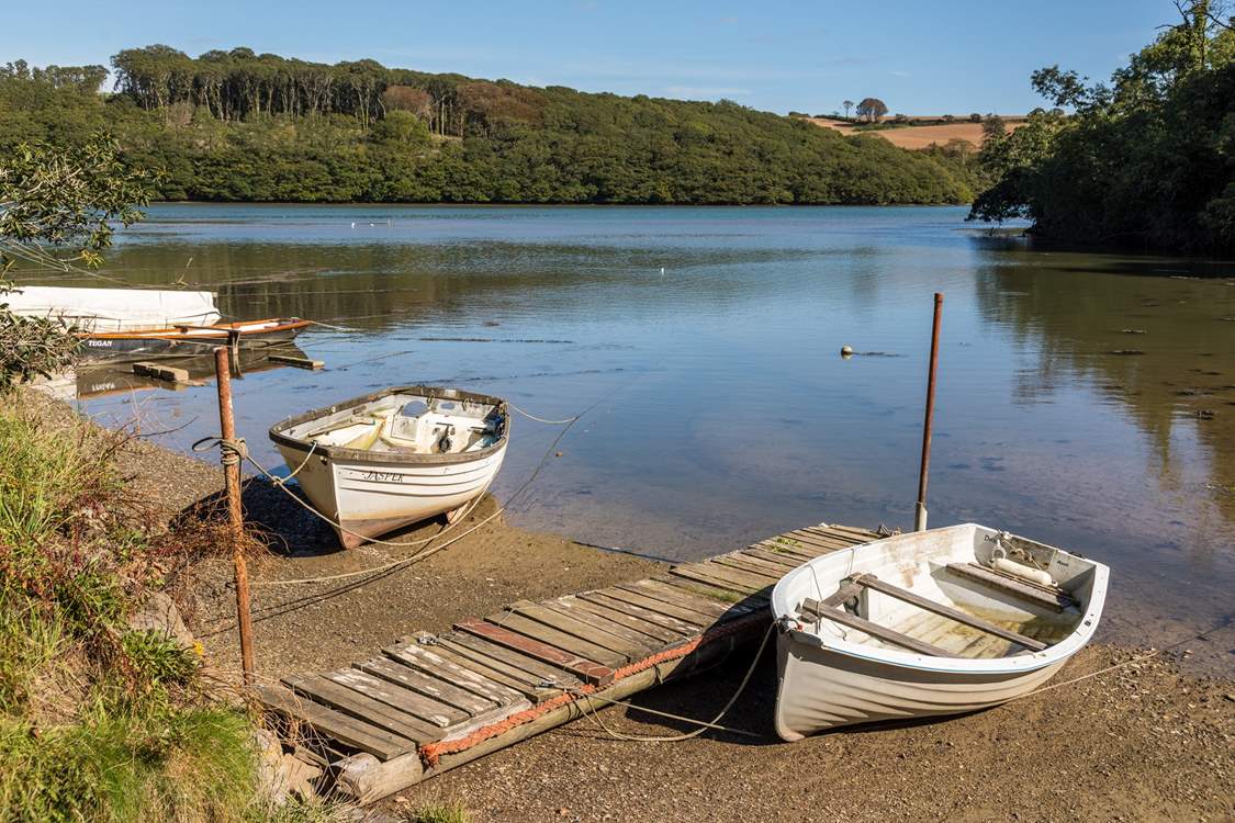 Discover hidden coves and inlets around the Roseland peninsula.