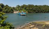 The King Harry Ferry takes cars and foot passengers over the Carrick Roads to Falmouth The Lizard and beyond. - Thumbnail Image