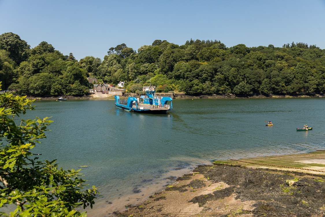 The King Harry Ferry takes cars and foot passengers over the Carrick Roads to Falmouth The Lizard and beyond.