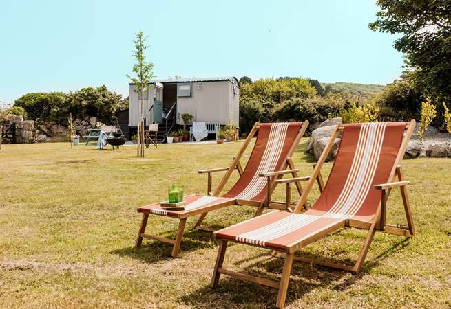 Soak up the Cornish sunshine with a G & T in hand. 