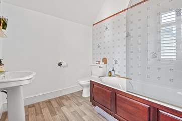Enjoy a long soak in the bathtub.