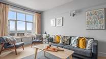 The sitting-room is a cosy room, with very special views!