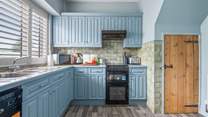 The lovely kitchen.