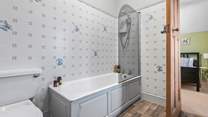Enjoy a long soak in the bathtub.