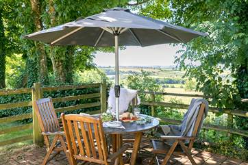 The perfect spot for al fresco dining with tranquil views.