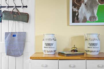 Lovely touches give a nod to the beautiful rural location of The Milk Churn.