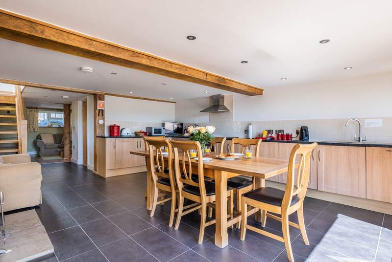 Plenty of space to cook your favourite meals whilst chatting to family and friends.