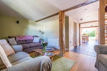 The cosy sitting-room.