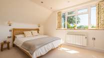 The main bedroom with king-size double bed.