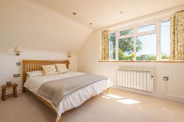 The main bedroom with king-size double bed.