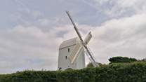 The Jack and Jill Windmills in Clayton, West Sussex.