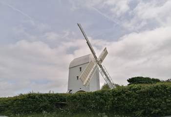 The Jack and Jill Windmills in Clayton, West Sussex.