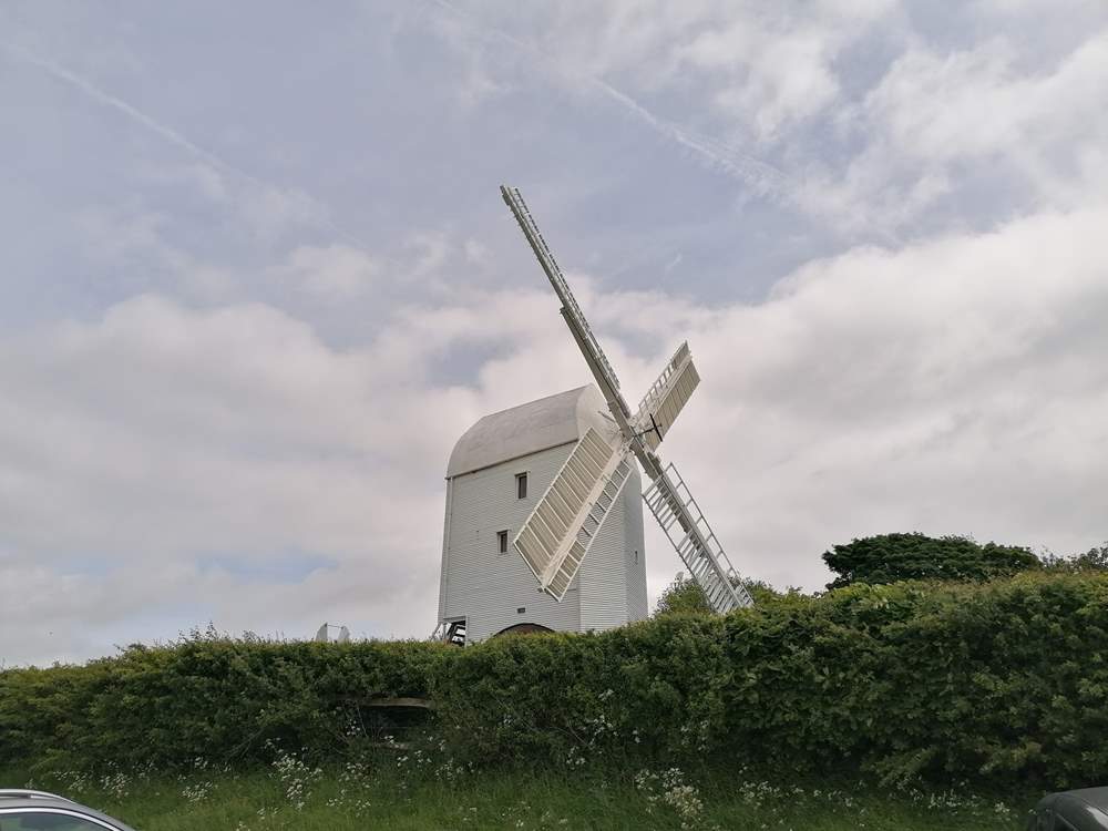 The Jack and Jill Windmills in Clayton, West Sussex.