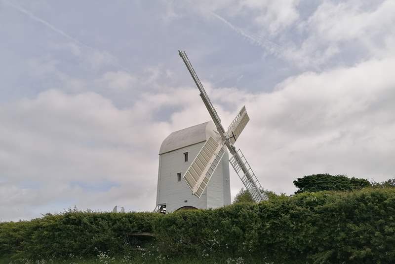 The Jack and Jill Windmills in Clayton, West Sussex.