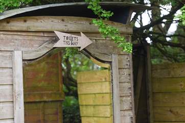This way to the bathroom.