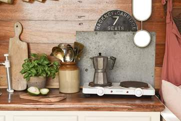 Brew a coffee before a day of exploring.