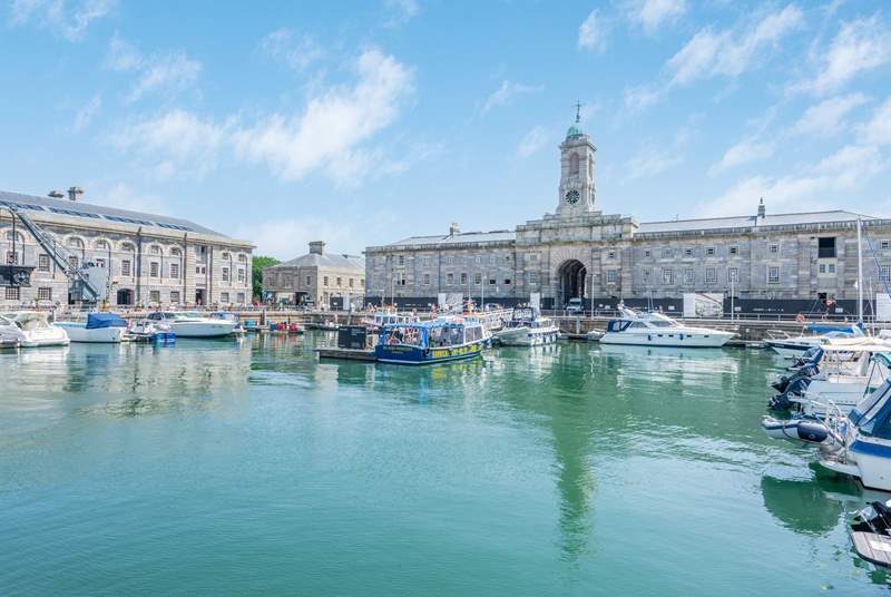 There are shops, eateries and much more to enjoy at Royal William Yard.