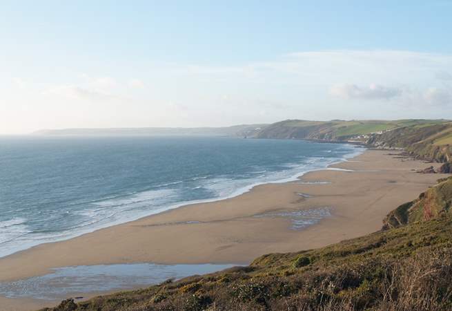 The stunning Whitsand Bay is only ten miles away.