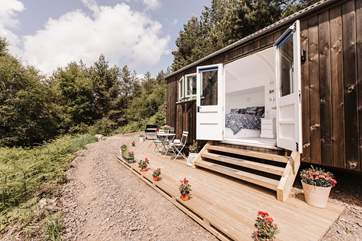 Soak up the Somerset sunshine on your own private decking.