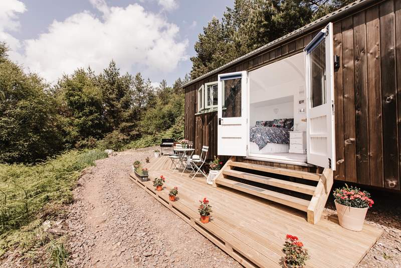 Soak up the Somerset sunshine on your own private decking.