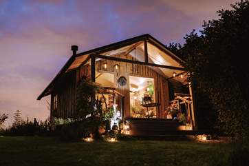 Get snug inside when the sun dips below the horizon.