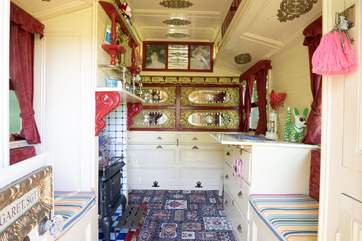 The interior of the wagon is incredible.