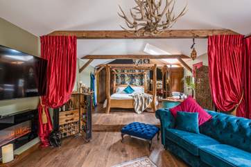 Wonderfully decorated with quirky furnishings throughout.