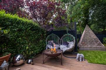 Magical fire-pit moments under the stars await.