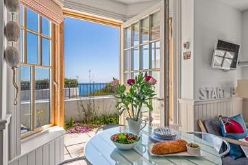 Dine inside or al fresco, the choice is yours.