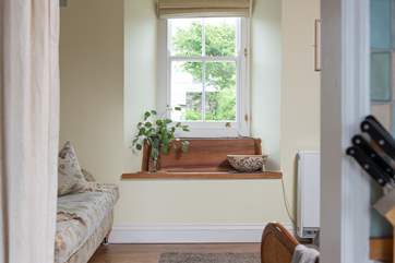 This super cute cottage has lots of lovely features.