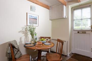 The front door leads into the sitting-room.