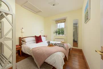 The double bedroom has a king-size bed for a great night's sleep.
