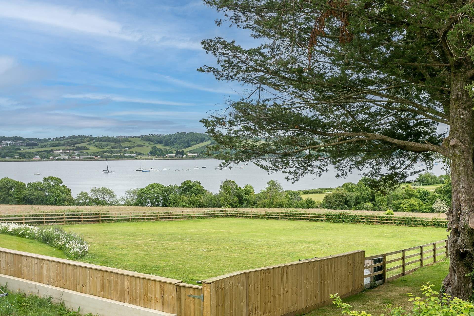 The view down towards the river is stunning. Please note this area is a neighbour's garden and not for guests' use.