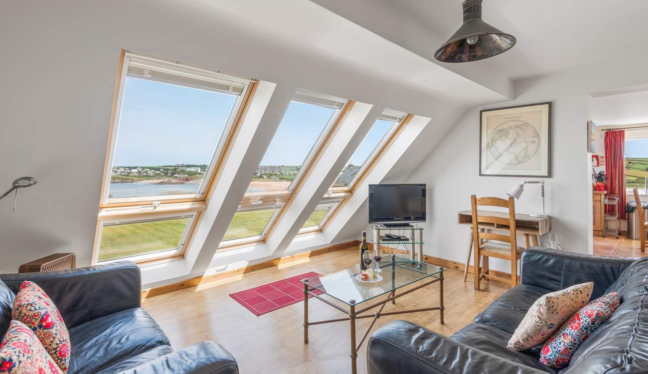 The excellent windows allow plenty of gorgeous sun into the property.