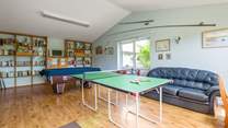 Embrace your competitive side in the excellent communal games-room.