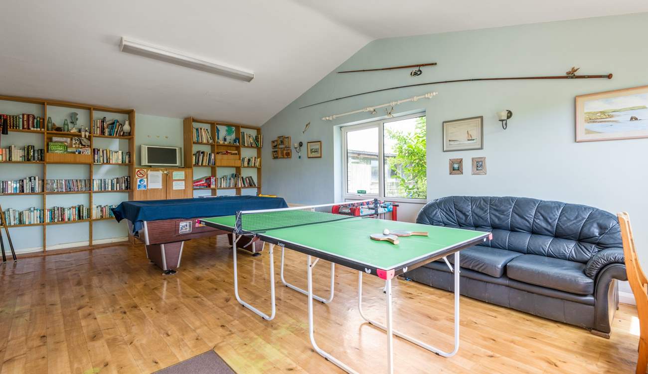 Embrace your competitive side in the excellent communal games-room.