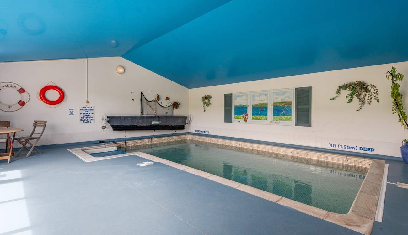 Don't worry if it rains, there's the communal indoor pool to enjoy!